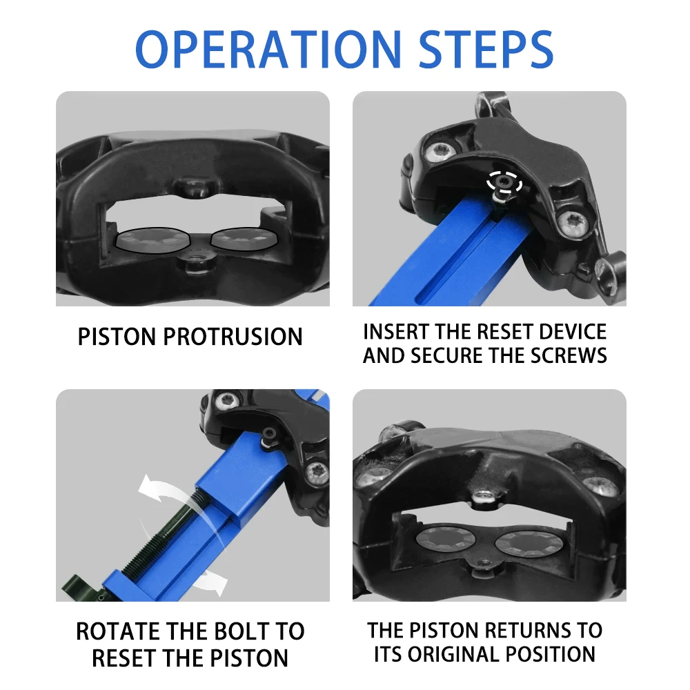 Universal Bicycle Brake Piston Compression Tool Piston Press Tool For Shimano/Sram Bike Brake Piston Compressor Spreader Tool - view 6