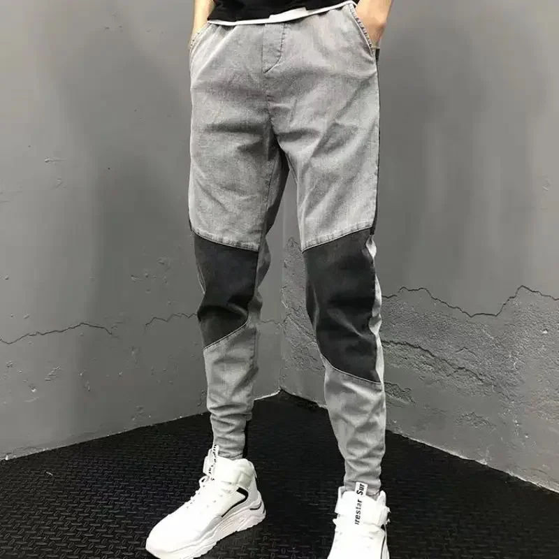 Pantalon à siège ouvert pour homme, jean effilé décontracté, Double tête, fermeture éclair Invisible, facile à assortir, pour l'extérieur