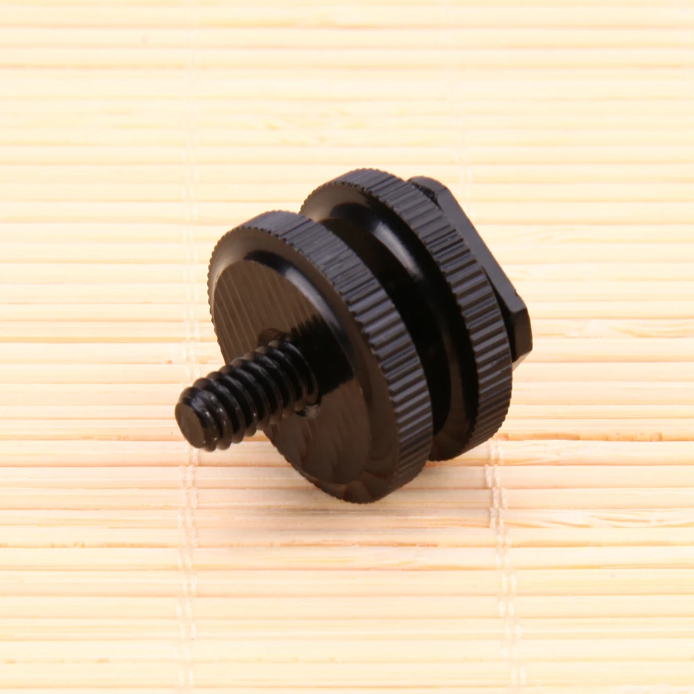 حامل ثلاثي القوائم إلى فلاش محول الحذاء الساخن ، حامل ثلاثي القوائم أسود ، موصل حذاء بارد للكاميرا ، ملحق الاستوديو ، من من فضلك