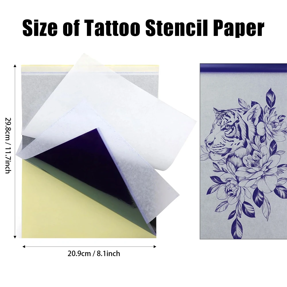Tattoo Transfer Paper For Portable Thermal Printer A4 Tattoo Stencil Paper For DIY Arts & Crafts Stencil Transfer Thermal Paper