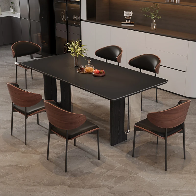 

Salon Italian Dining Tables Square Nordic Small Restaurant Kitchen Dining Tables Modern Luxury Mesa De Jantar Home Furniture