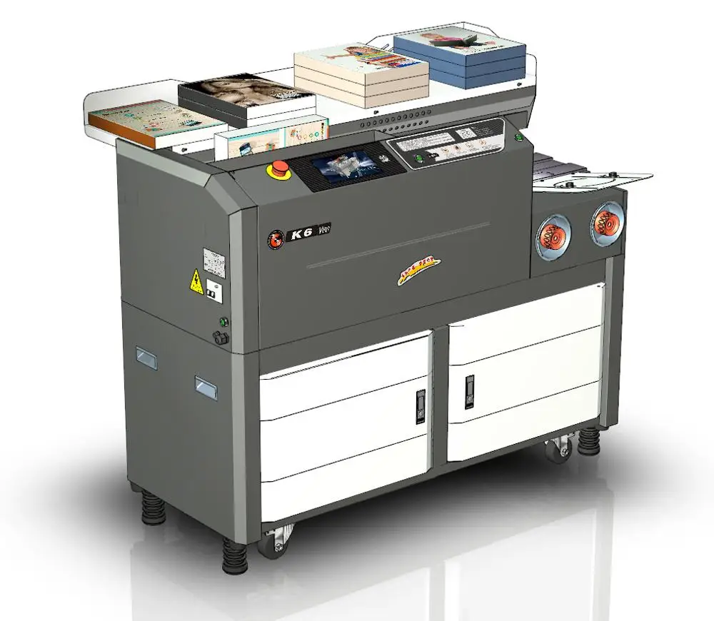 K6 300-450 Books/H 310mm L 60mm H Hot Adhesive Gule Perfect Bookbinding Binder Binding Bind Machine