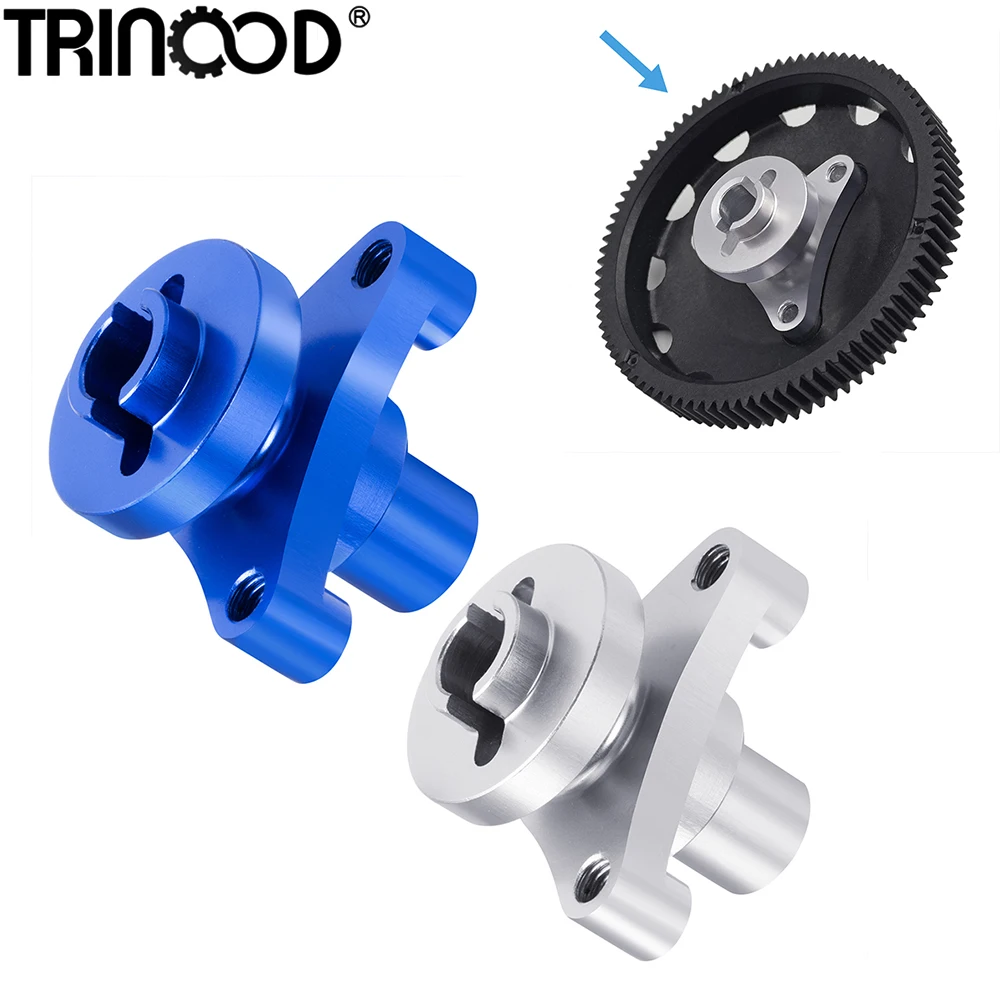 TRINOOD Aluminum Alloy Gear Mount Fixed Base Slipper Eliminator for 1/10 T-raxxas Slash 2WD RC Buggy Truck Upgrade Parts