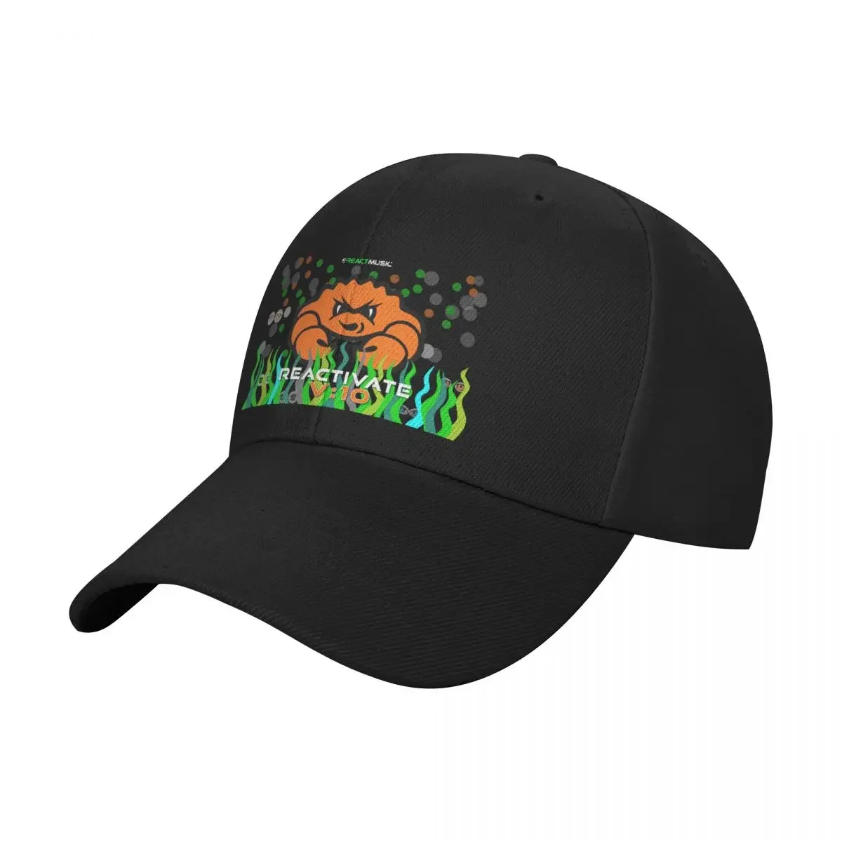 Reactivate 10 - Snappy the Techno Crab by SYNTHD Designs Baseball Cap Thermal Visor Beach Bag black Men Women's