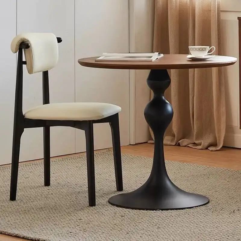 Luxury Restaurant Dining Chair White Upholstered Comfortable Lounge Dining Chair Living Room Sillas Para Comedor Furniture Home