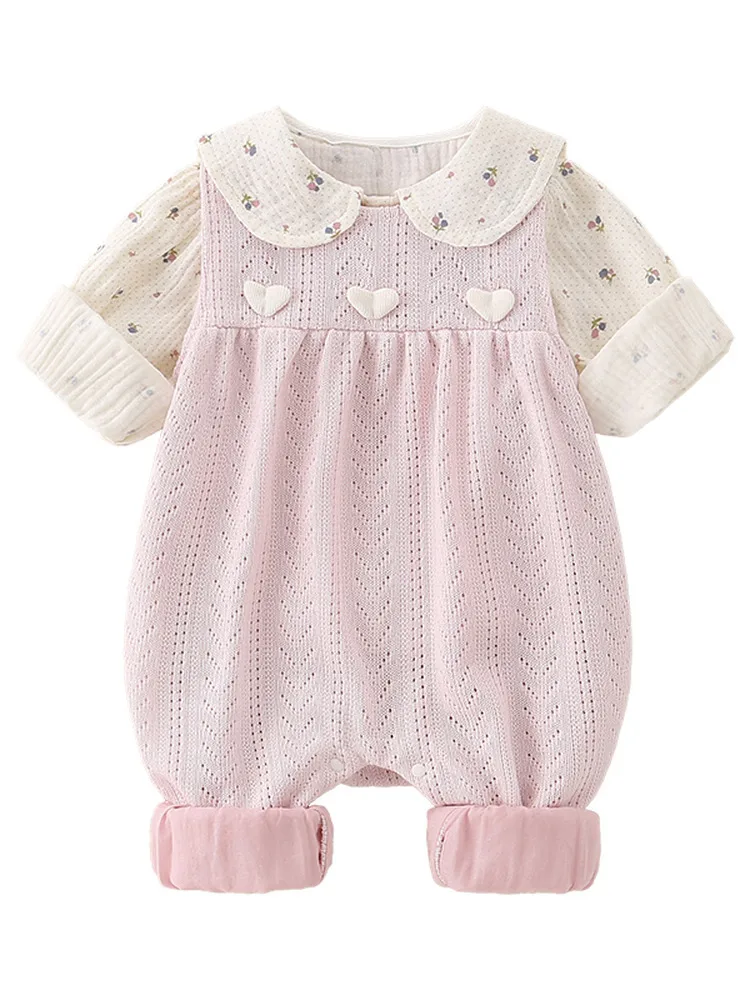 

Комплект детской одежды для девочек: длинный рукав, бретельки, весна-осень, 2 предмета, хлопок, модный детский костюм