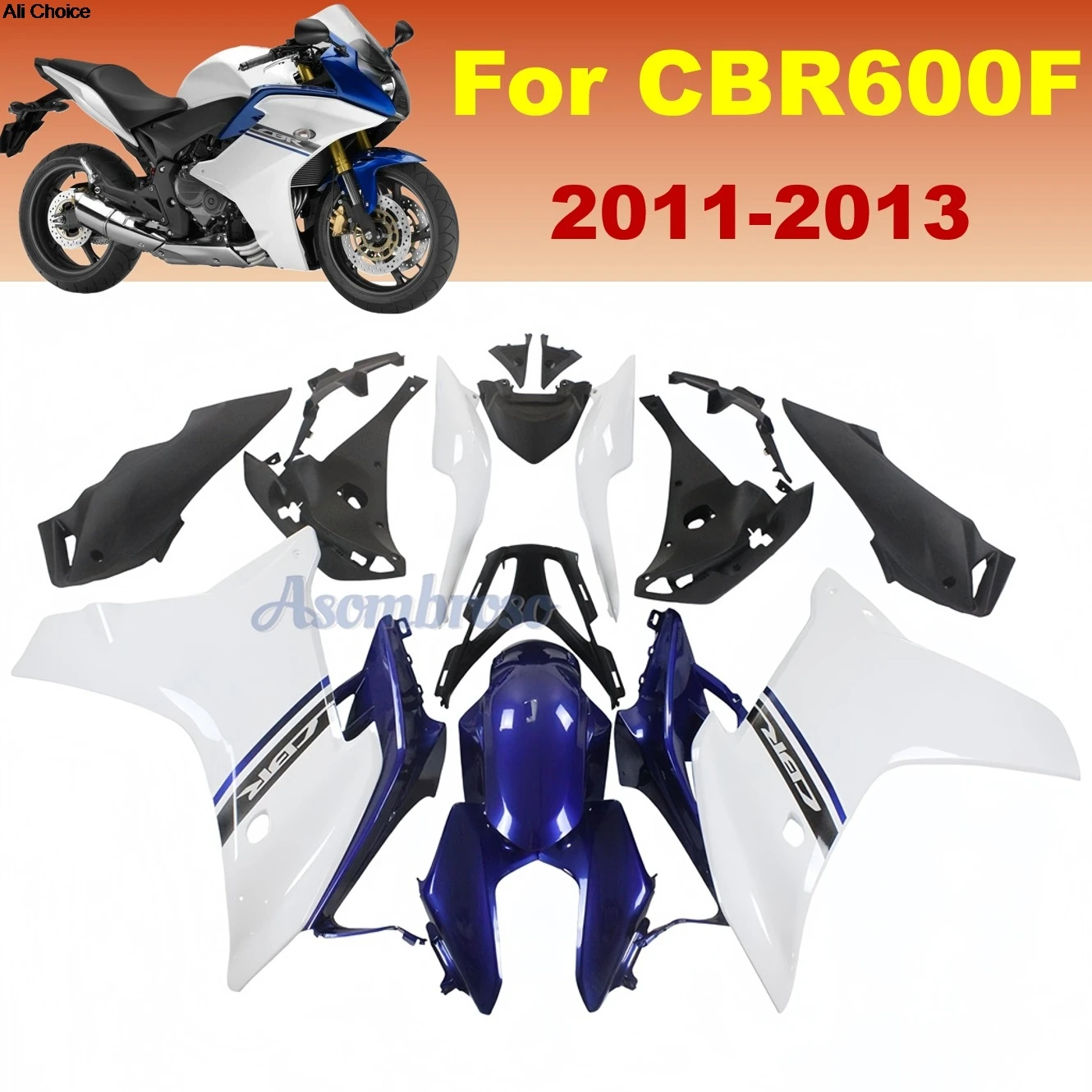

For Honda CBR600F 2011 2012 2013 CBR 600F ABS Fairing Kit Injection Bodywork Set Custom Fit