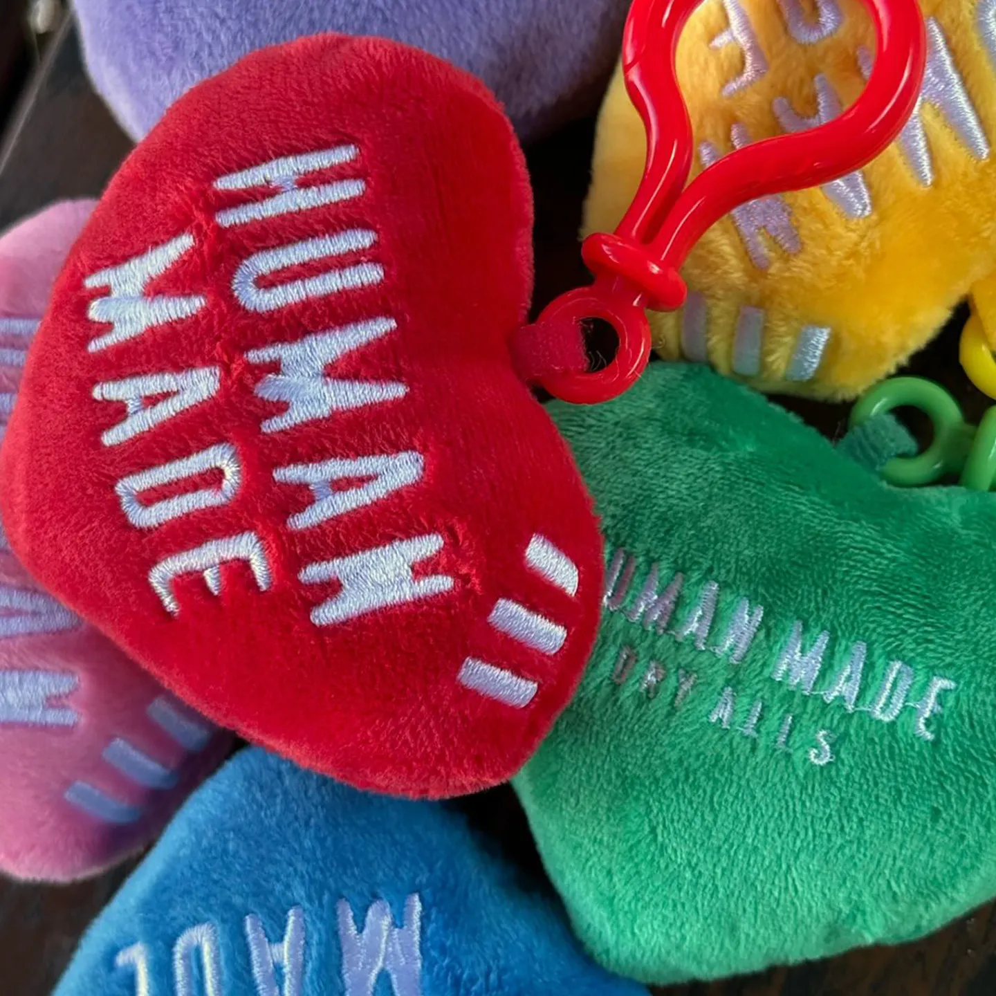 2026-human-made-plush-heart-keyring-embroidered-letter-charm-cute-bag-hanger-gift
