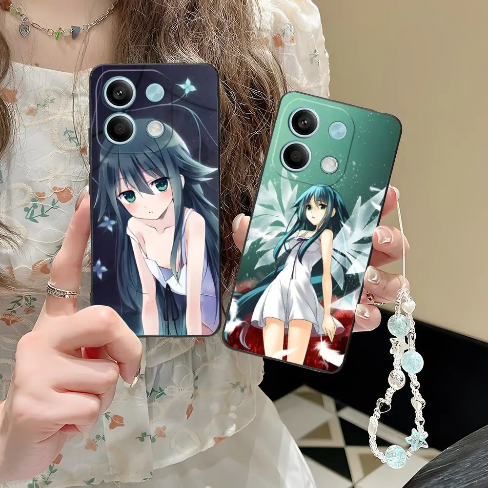 Saya no Uta حافظة هاتف محمول لـ POCO F7 F6 F5 F4 F3 F2 Pro GT C75 C71 C65 C61 C40 Pro غطاء طباعة ملون للغاية جميل