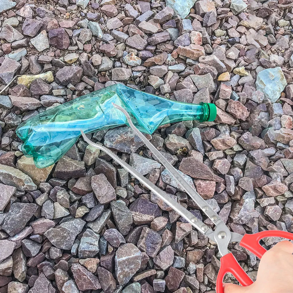 Pinces à serpent en acier inoxydable, 2 pièces, ciseaux multifonctions pour l'alimentation, le nettoyage, la capture des Reptiles, petits animaux, crabe, barbecue