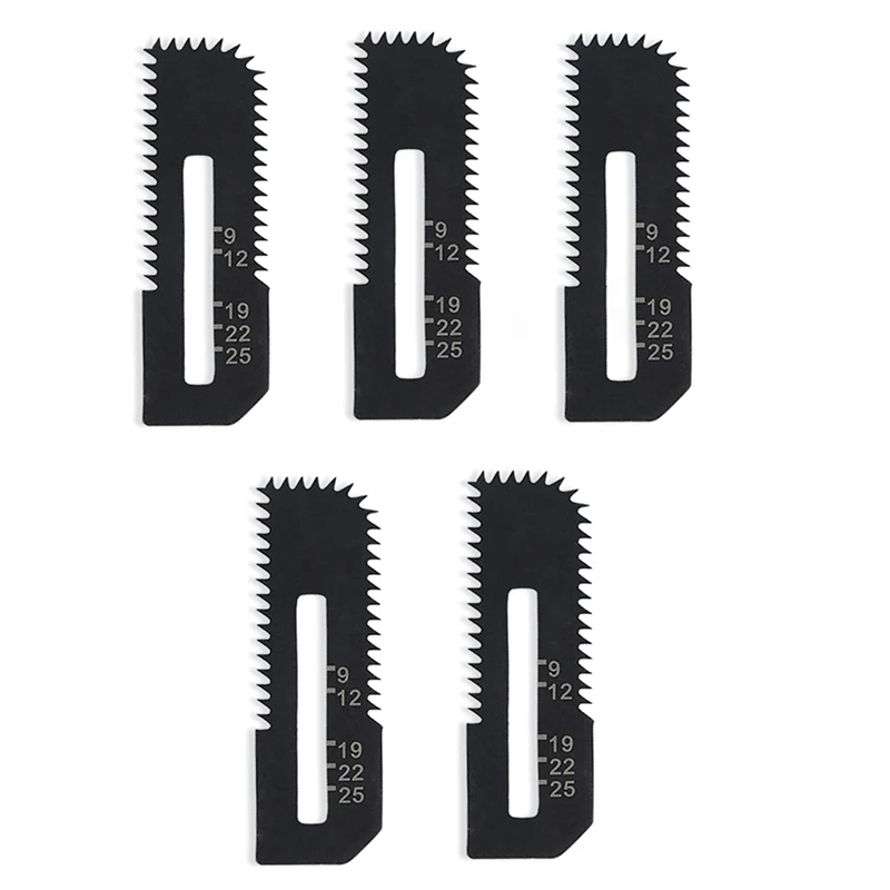 

5 Pack Drywall Cut-Out Saw Blades For Makita Cordless Cut-Out Saw, Cuts Drywall Up To 1-3/16Inch Thick (Depth Markings)