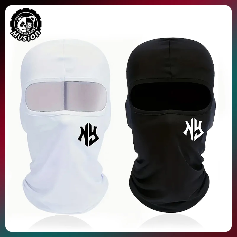 

Мотоциклетная балаклава-маска на все лицо Musion: защита от солнца, дышащая сетка, головной убор для спорта и зимней езды для мотоциклистов