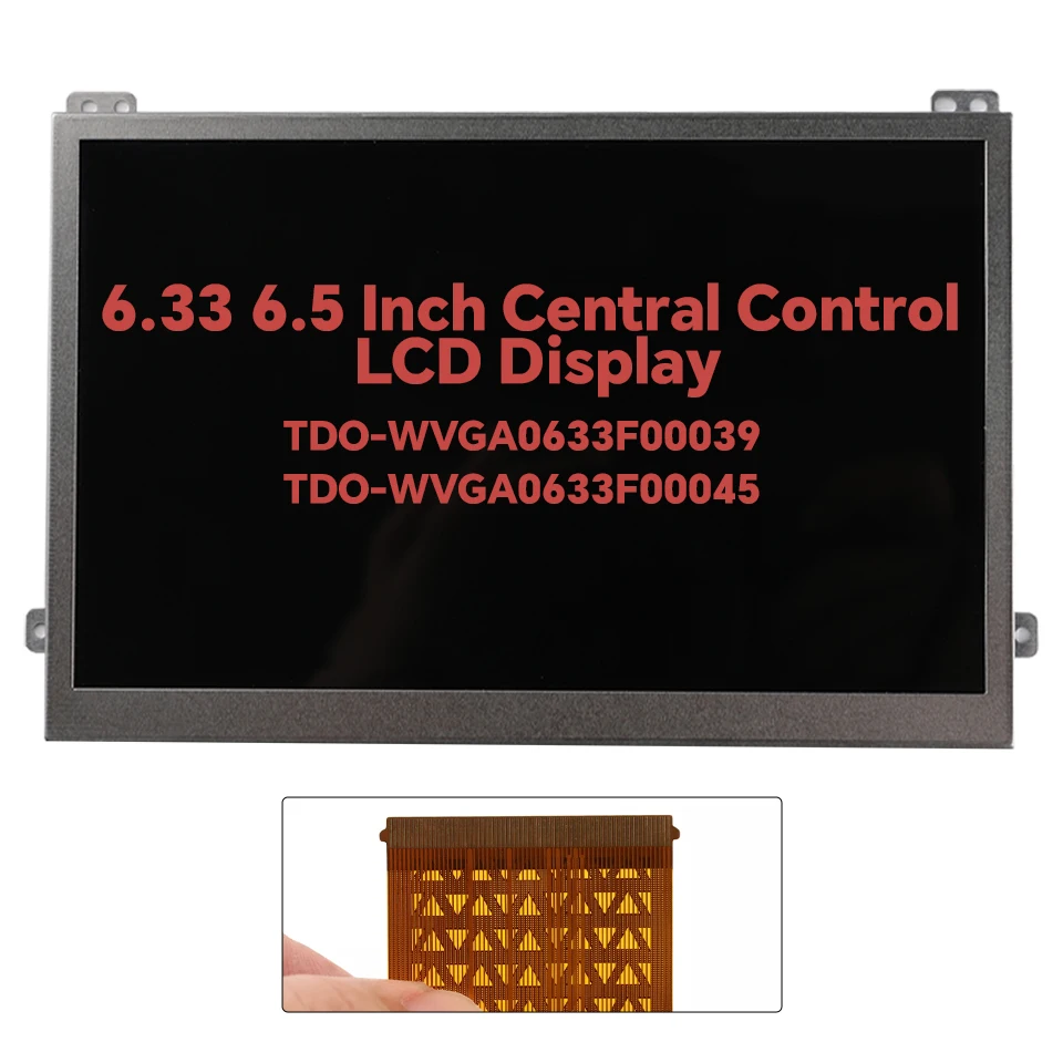 6.5 inch 6.33 inch TDO-WVGA0633F00045 suitable for VW MIB 200 682 684 680 Discovery Series Radio Navigation LCD Display Screen