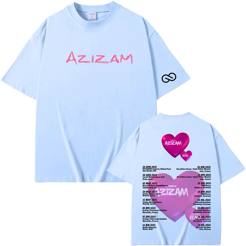 Ed Sheeran 2025new T-shirts Metall Rock Band Tees Reine Baumwolle Männer Frauen Harajuku Mode Rundhals tops 100% baumwolle Sommer tees