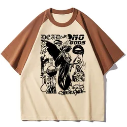 Y2k Cyber Manga Funny t shirt women soft fabric t-shirts girl anime harajuku manga clothes