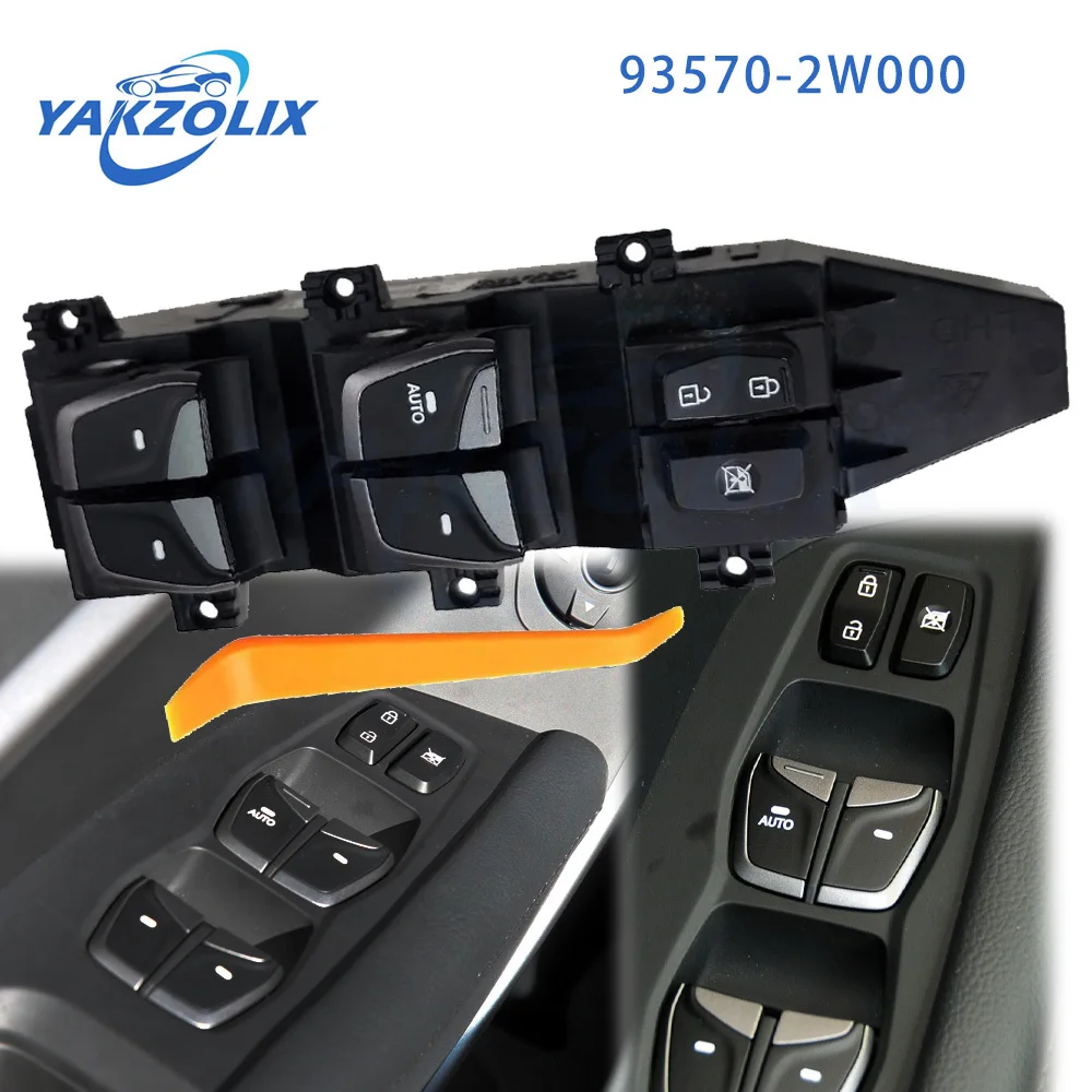 For Hyundai Santa Fe IX45 DM 2013 2014 2015 2016  Electric Power Window Control Switch Glass Lifter Button 93570-2W000