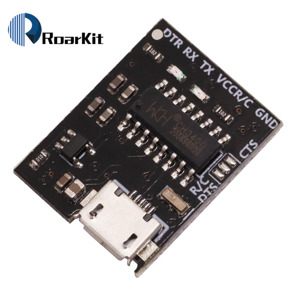 For WEMOS CH340G CH340 Breakout 5V 3.3V Micro USB to Serial Module Board For Arduino Downloader Pro Mini