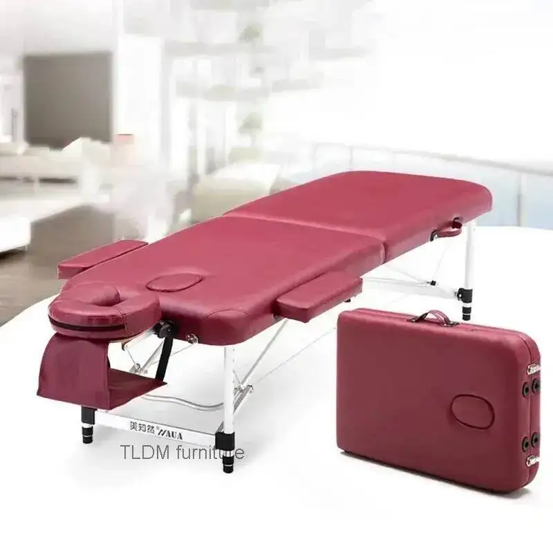 Portatil Portable Aesthetic Stretcher Massage Bed Cover Spa Table Beds Medical Chair Tables Professional Pedicure Maca Furniture