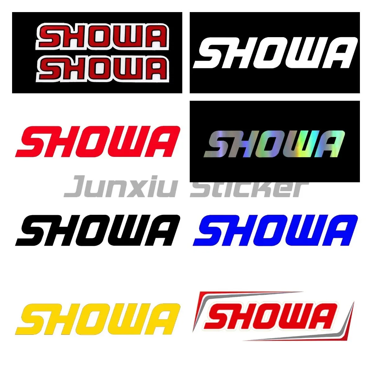 AliExpress Vinyl Motorcycle Sticker Car Tail Body Bike Helmet Motorcycle Decal Fit For Road Racing Sports SHOWA Fork Stickers
