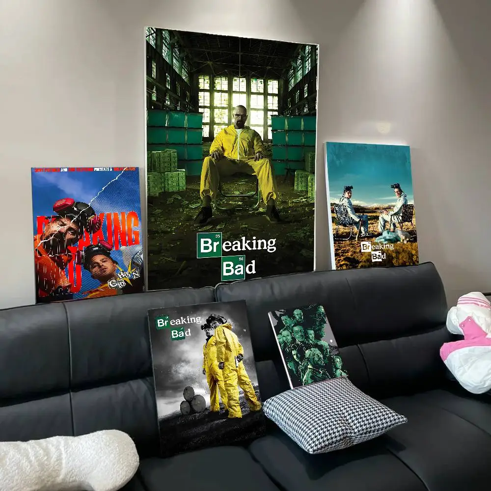 Movie B-Breaking Bad Classic Vintage Posters Whitepaper Prints Posters Artwork Kawaii Room Decor