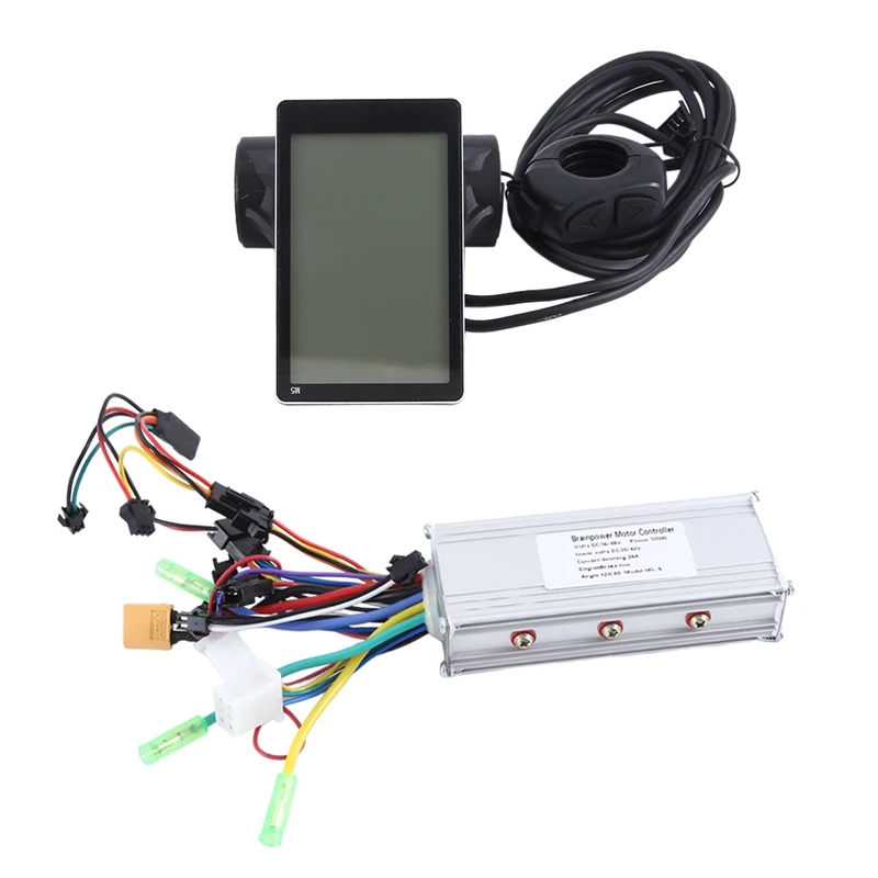 

36V/48V 500W Ebike Controller Black ABS Bicycle Mountain Bike Accessories Electric Scooter Controller Brushless Speed Driver
