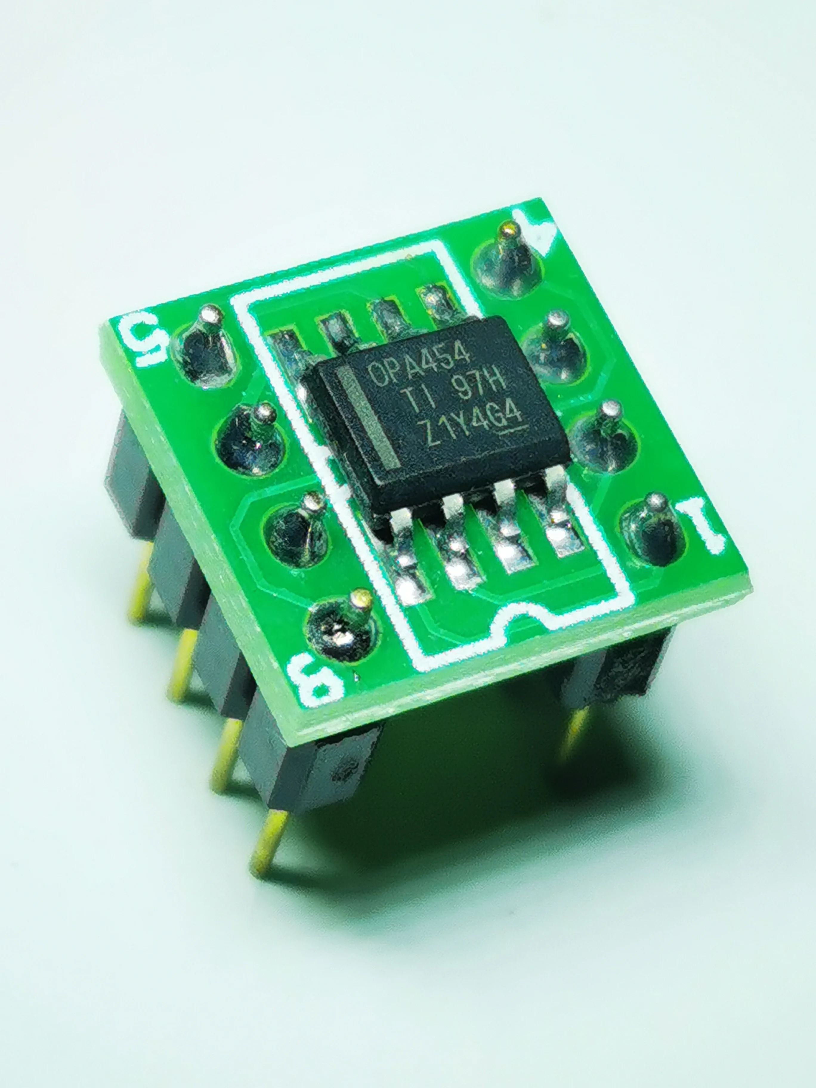 OPA454 Original OPA454AIDDAR Chip Sop8 converted to DIP8 high voltage operational amplifier