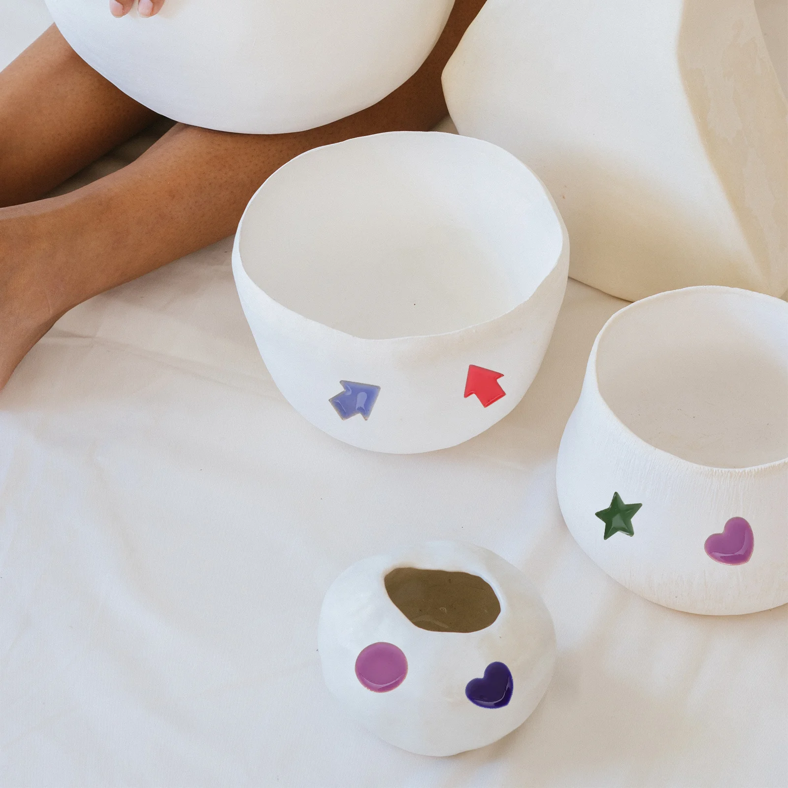 

Colorful Ceramic Mosaics Uniform Thickness Gentle Colors Perfect for DIY Projects Home Decor Ceramic Tiles Decorative Pieces