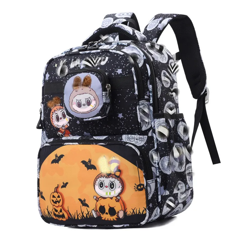 

MINISO Cartoon Backpack Children's Schoolbag Large Capacity Backpack for 12labu Boys and Girls Student Schoolbag