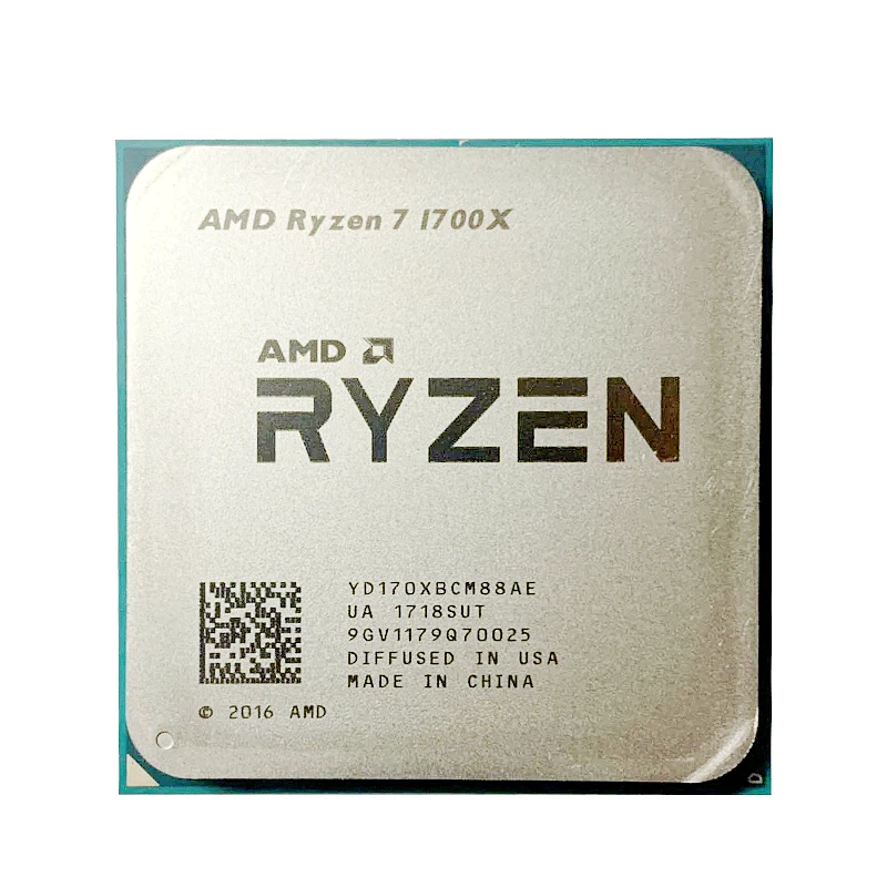 

AMD Ryzen 7 1700X R7 1700X 3,4 ГГц игровой процессор Zen 0,014 Восьмиядерный процессор YD170XBCM88AE разъем AM4