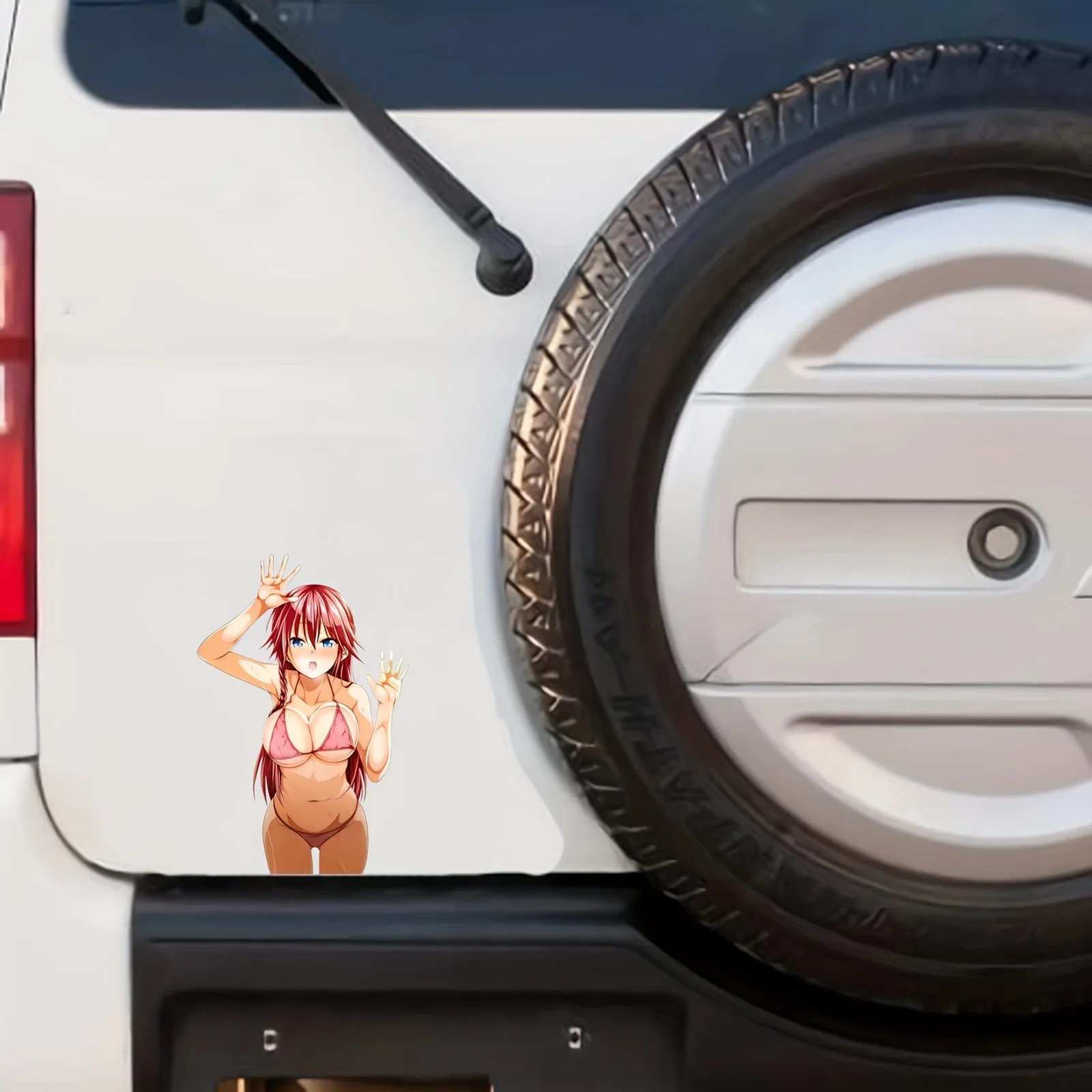 ملصق جسم أنيمي أنثوي ، سيارة ، نافذة ، كمبيوتر محمول ، دراجة نارية ، لوح تزلج ، حقائب ، ديكور ذاتي الصنع ، ملحقات ديكور ، 1 * #3