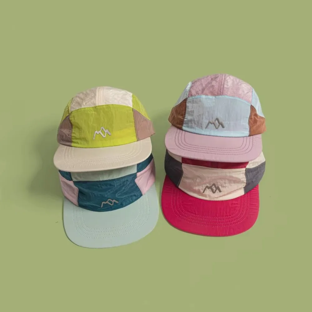 Casual 5-panel Camping Hats Quick-drying Adjustable Sunshade Cap Japanese Style Thin Sun Visor Cap Unisex