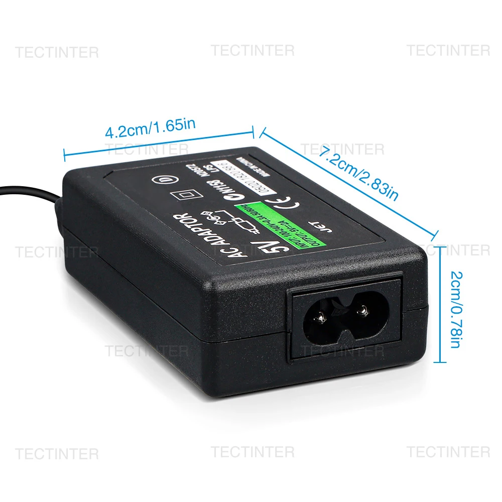 For PSP Charger AC Adapter Wall Charger Power Supply Cord Compatible with Sony PSP PlayStation 1000 2000 3000 EU US Plug image 5