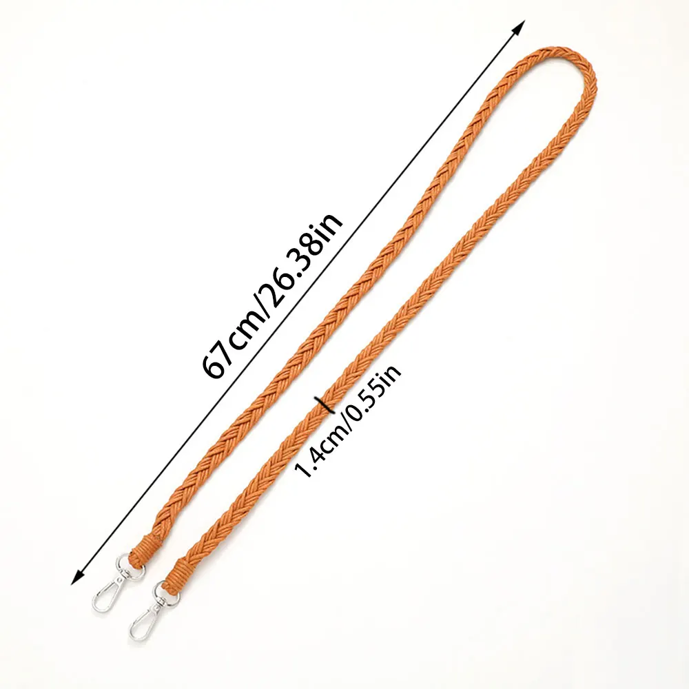 1Pcs Handwoven Braided Bag Strap Replacement Detachable Women Crossbody Bag Belts Shoulder Bag Belts
