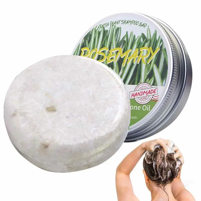 Rosemary Bar Shampoo Solid Deep Cleansing Bar Shampoo Soap Deep Cleansing Rosemary Hair Shampoo For Fine & Oily Hair Hair Loss