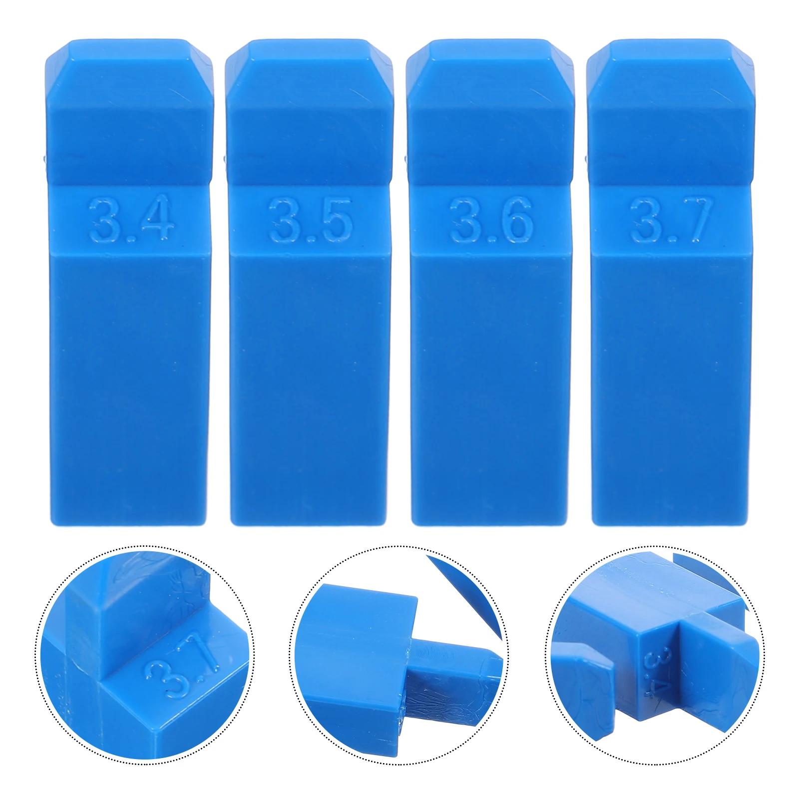 

4 Pcs Adjustment Tool Glue Plug Aluminum Piano Tunning Tuning Spanner Wedge Mute Accessories Pad Abs Blocks Turning Tools Kit