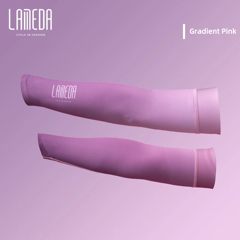 LAMEDA Arm Sleeve Breathable Quick Dry UV Protection Cycling Sport Sleeve Ice Fabric Sunscreen Sports Wear Fitness Arm Sleeve
