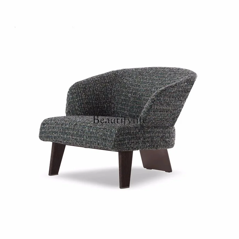 

Italian casual minimalist sofa chair light luxury living room lazy armchair