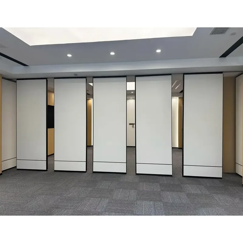 Hanging Operable Wall MDF Removable Acoustic Sliding Airwall Dividing Movable Folding Partition Wall for Home Office