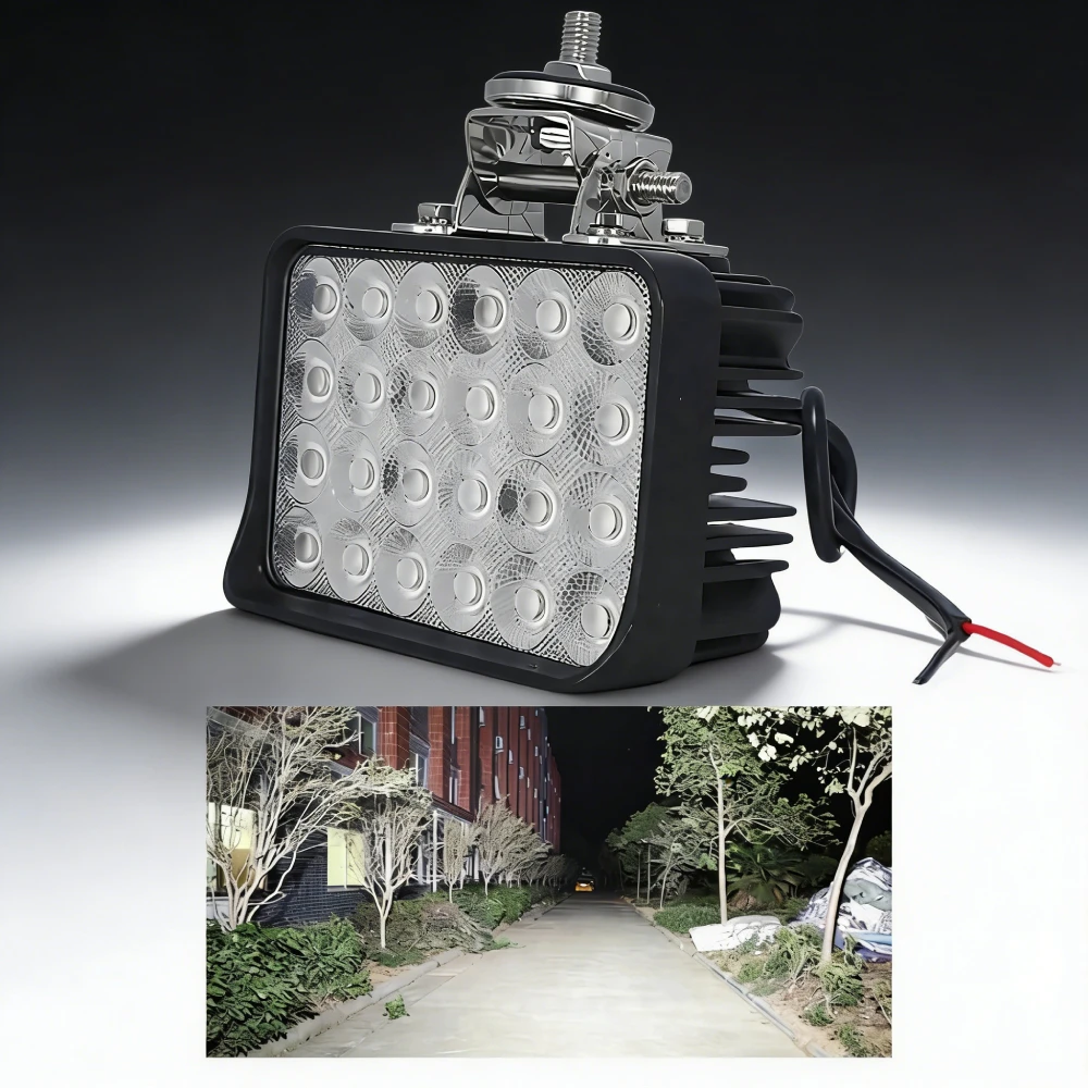 

1 шт. светодиодный рабочий фонарь 12 В - 60 В Макс. 72 Вт, рабочая лампа экскаватора, фара для погрузчика, трактора, вилочного погрузчика, запасные части для прожектора