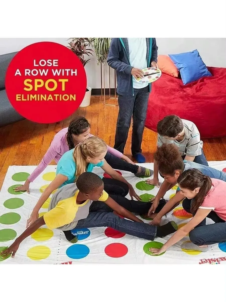 Twister Game Multiplayer Party Games Jumbled Bigger Mat More Colored Spots  Family, Kids Party Game  Compatible with Alexa