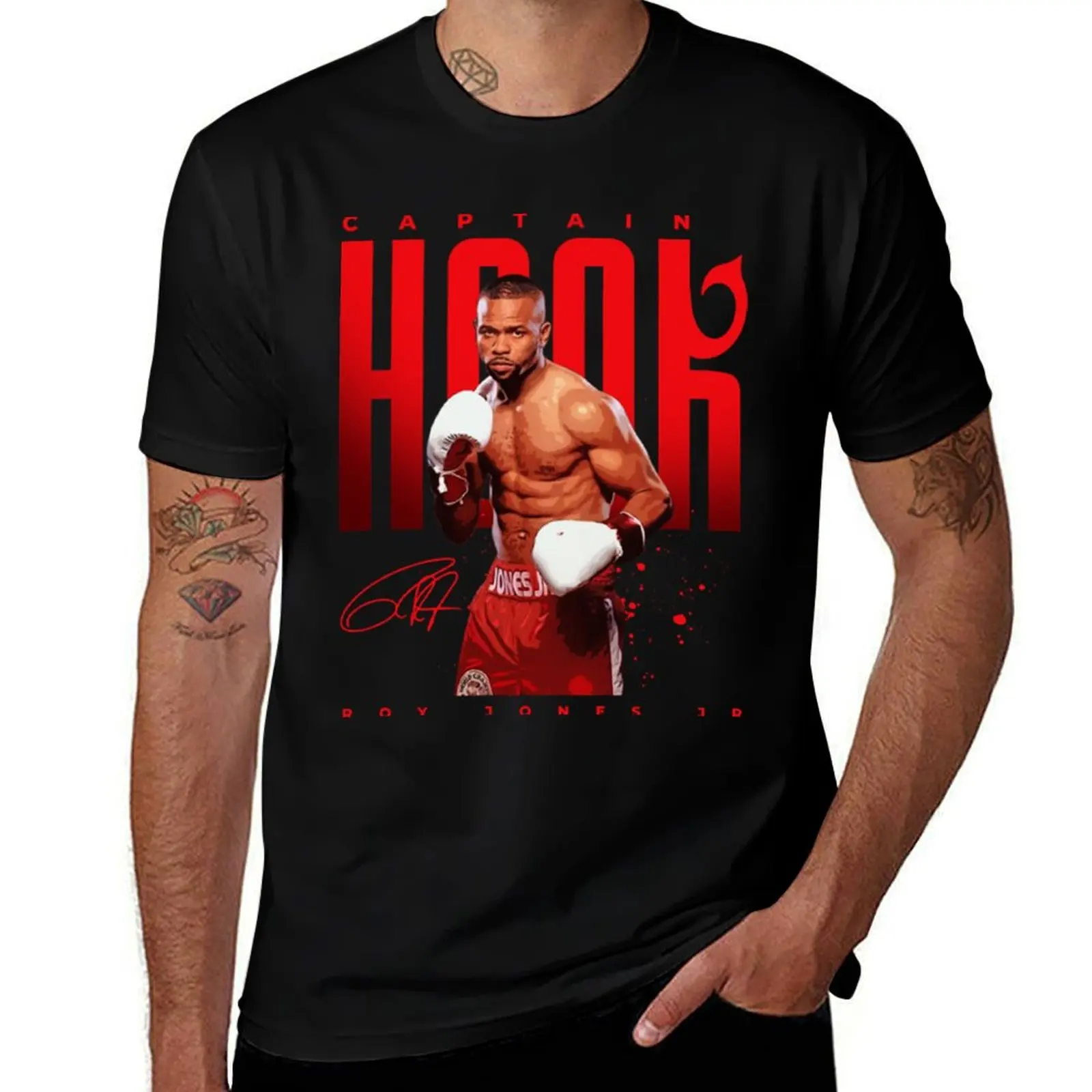 Roy Jones Jr T-Shirt customs sports fans anime clothes summer clothes men tshirt