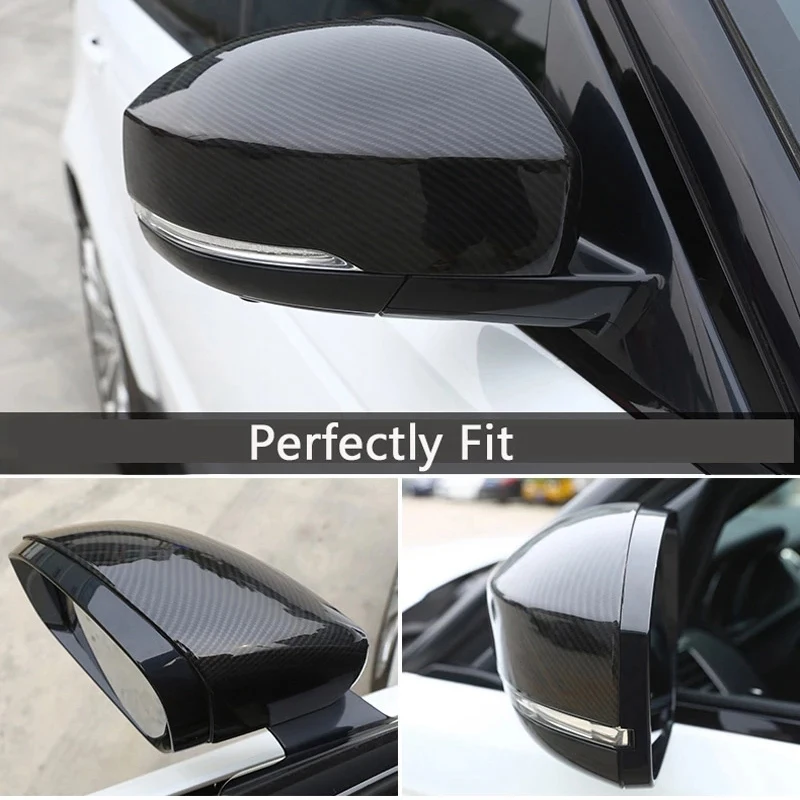 Car Rearview Mirror Cover Caps Shell Trim Frame For Land Rover Range Rover Sport L494 - L405 Discovery 4 5 L462