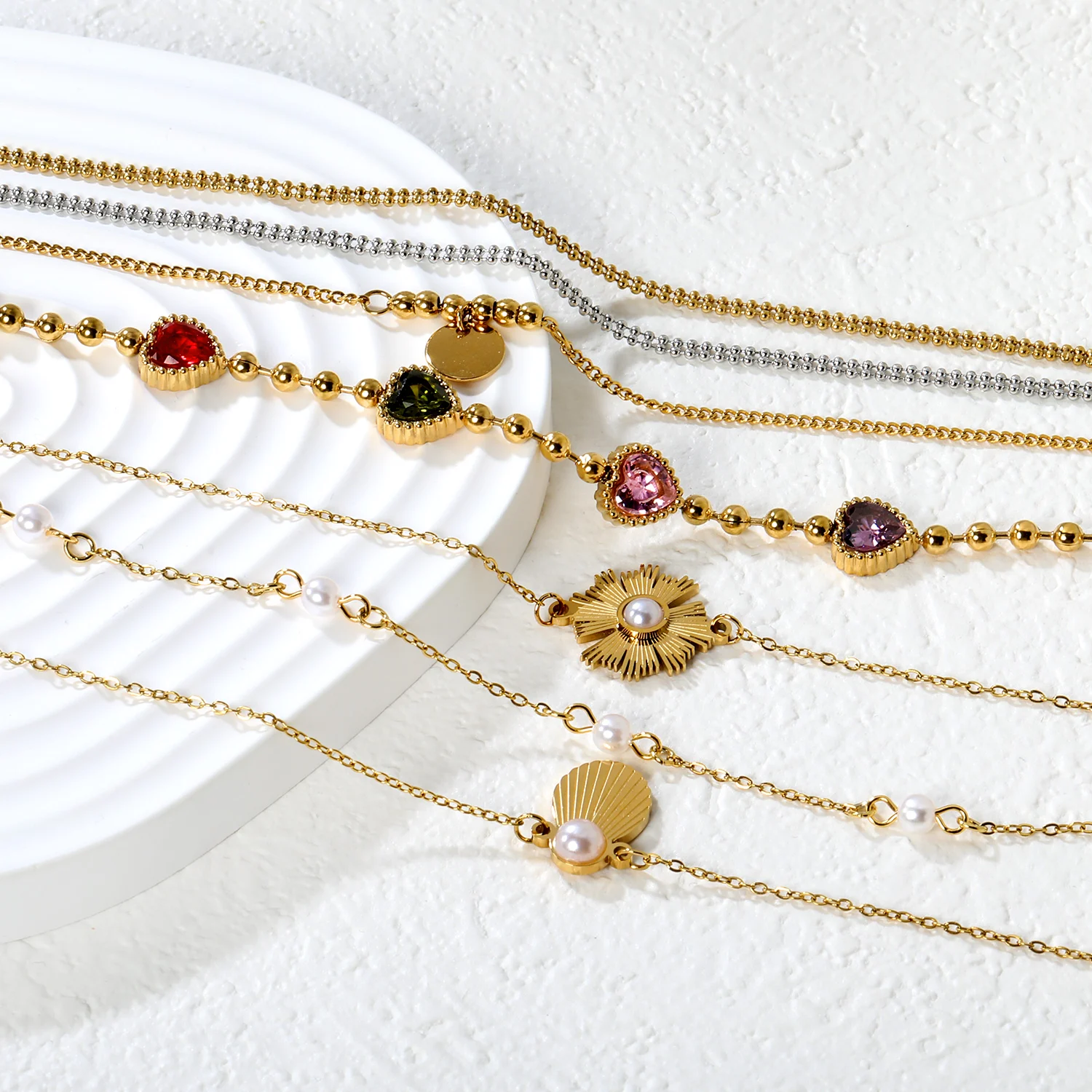 Modisches und einzigartiges Boutique-Schmuckarmband, elegantes und hochwertiges Accessoire, süß für den Alltag, aus Edelstahl