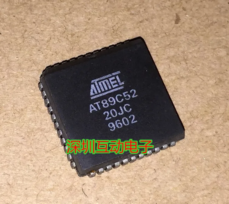 Free shipping   AT89C52-20JC PLCC-44      10PCS