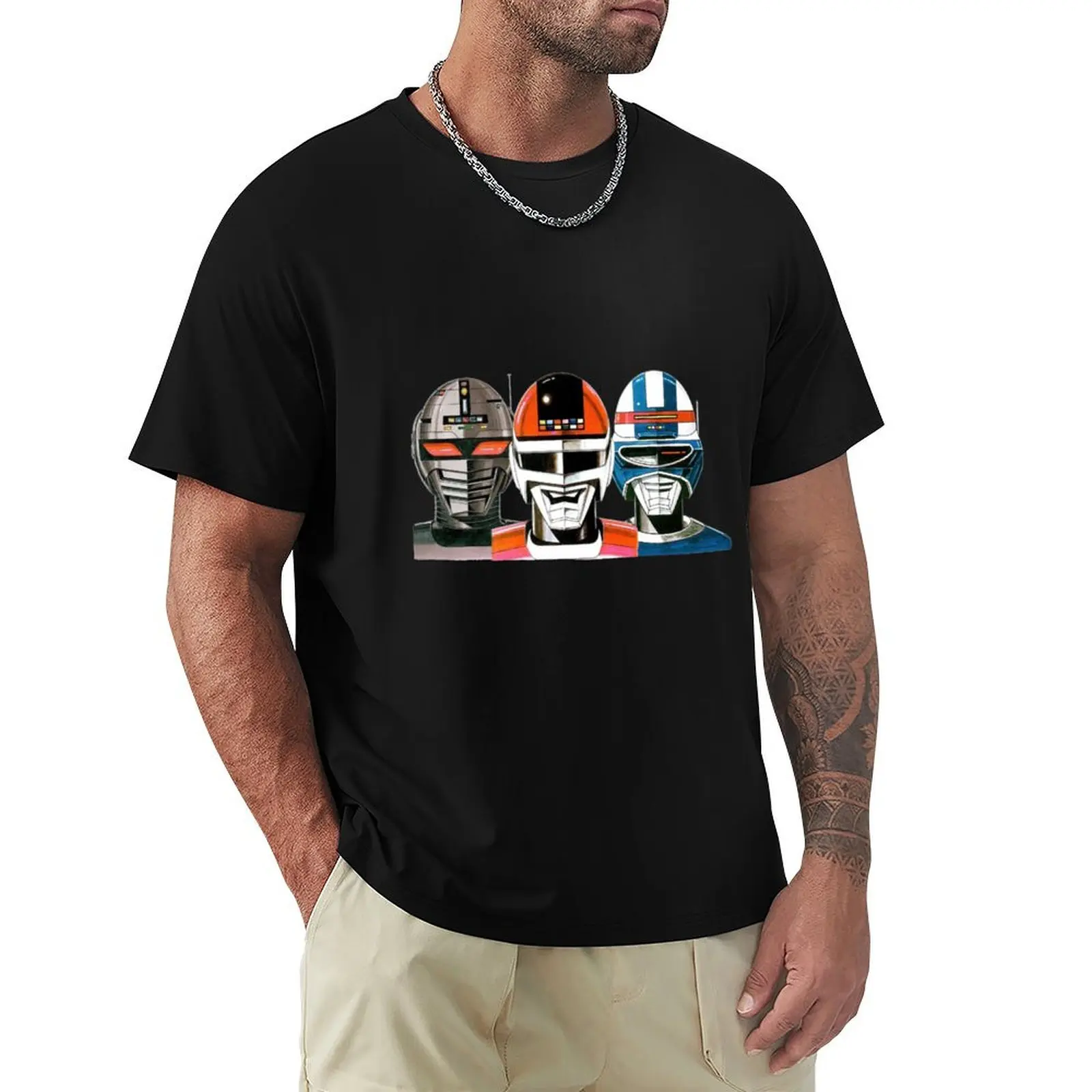 

Uchū Keiji Gyaban, Sharivan, Shaider T-Shirt Streetwear Print Tee Shirt