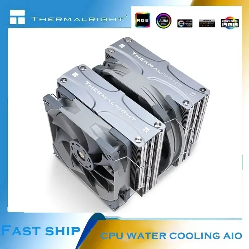 Thermalright PC Case CPU Cooler Twin towers C12PRO-G+D14X Computer Cooling Fans AGHP heat pipe For LGA115X LGA1200 LGA2011 AM4