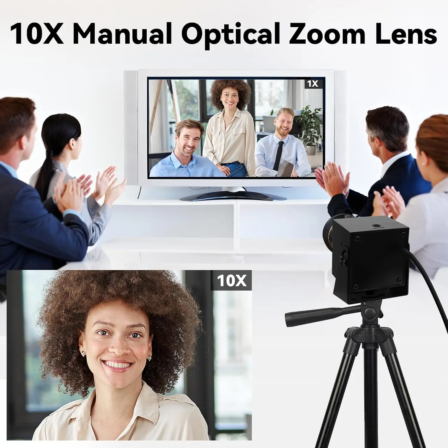 كاميرا ELP 5MP USB كاميرا ويب تليفوتوغرافي صناعية مع عدسة تكبير يدوية CS 5-50 مم 10X 1944P 30fps كاميرا كمبيوتر للبث #4