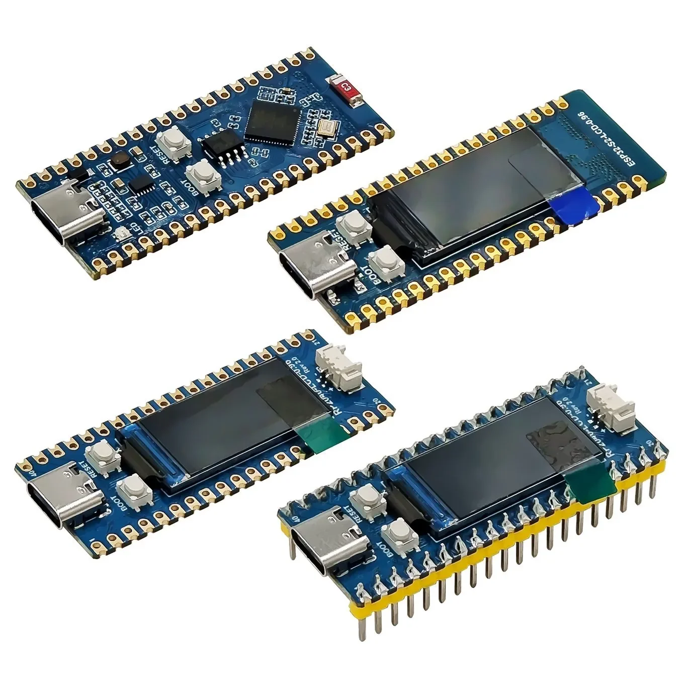 ESP32-S2 RP2040 controls 0.96 \