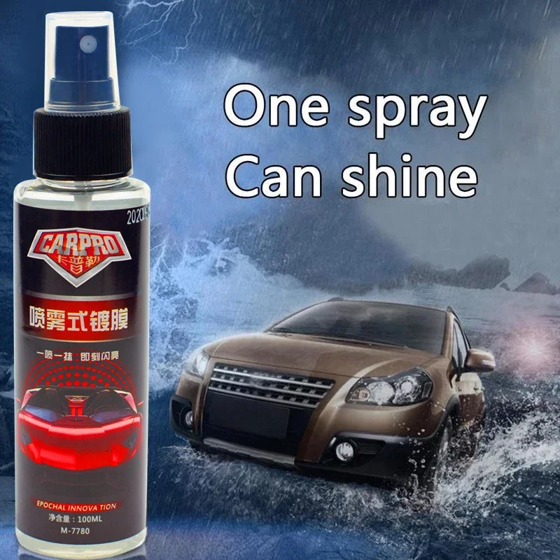 

100ML Car Polishing Super Hydrophobic Glass Coating Spray Coating Paint Care Scratch Resistant Car Cleaner Refurbishment Agent