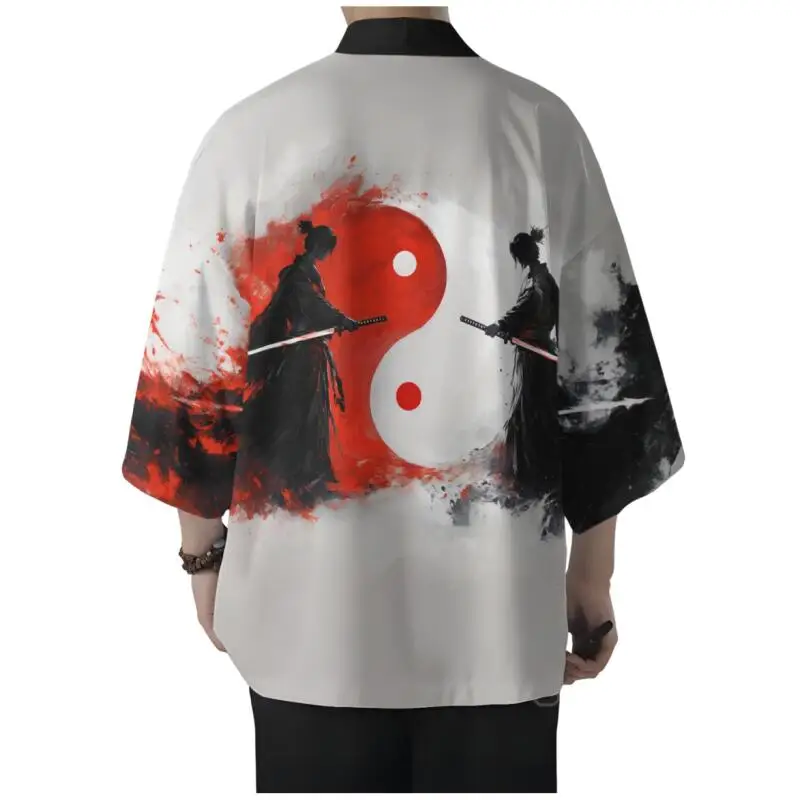 cardiga-masculino-preto-e-vermelho-com-padrao-yin-yang-e-samurai-kimono-japones-haori-tradicional-asiatico-yukata-casaco-de-streetwear-diario-para-o-verao